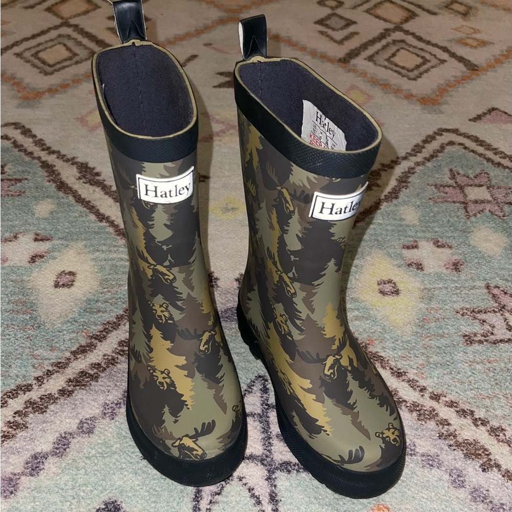 Harley(kids) camo rain boots
